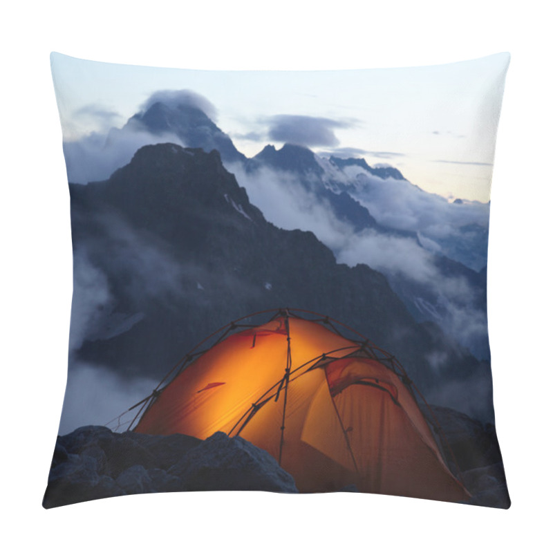 Personality  Evening In Mountains Pillow Covers