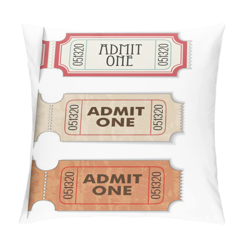 Personality  Pull Out Ticket Stubs Pillow Covers