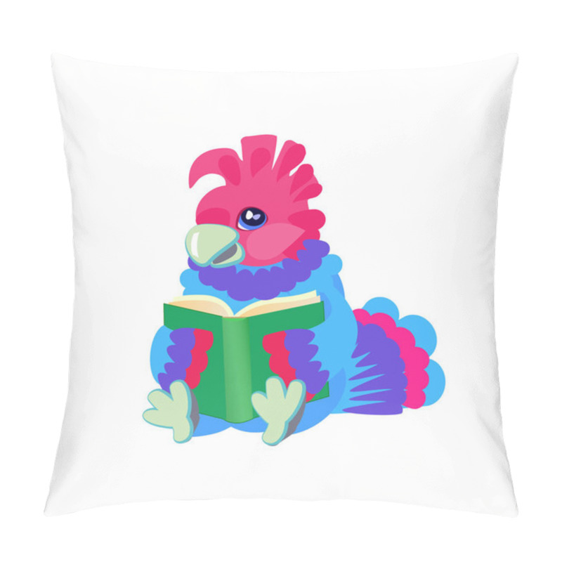 Personality  Children S Character Bird, A Bright Parrot Reading Book. Pillow Covers