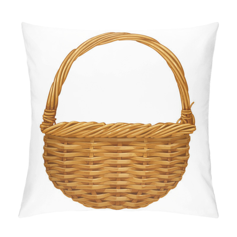 Personality  Realistic Wicker Basket Pillow Covers