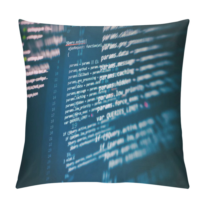 Personality  Project Managers Work New Idea. WWW Software Development. Mobile App Developer. Innovative Startup Project. Website Programming Code. IT Business. Pillow Covers