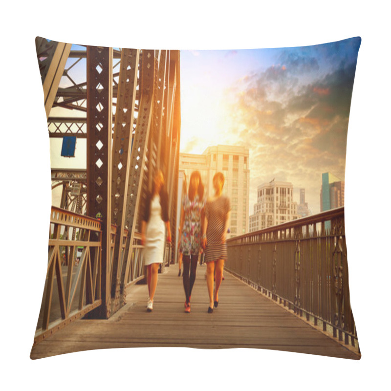 Personality  Old Iron Bridge Pillow Covers