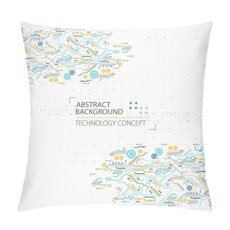 Personality  Hi-tech Digital Technology And Engineering Theme. Pillow Covers