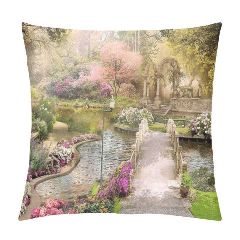 Personality  Flowers In The Garden Pillow Covers