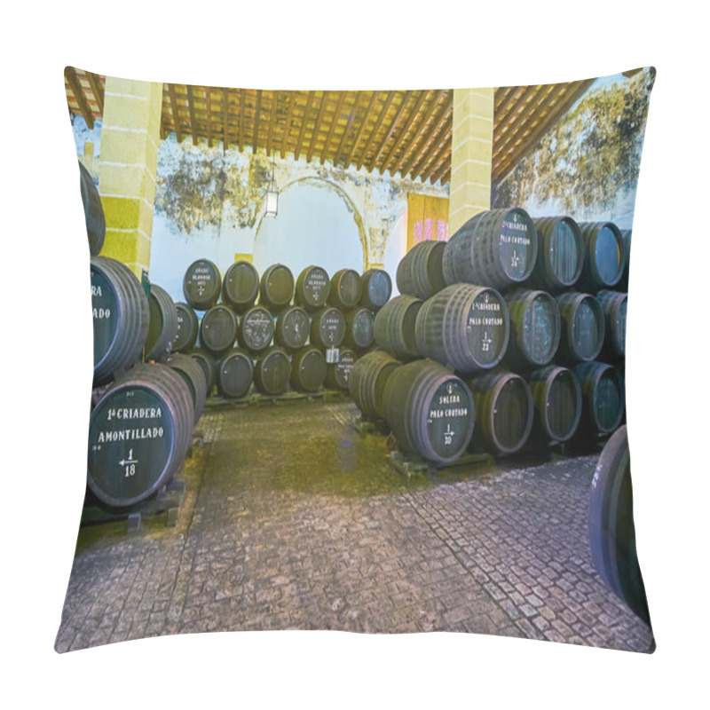 Personality  Explore Sherry Ageing In Jerez, Spain Pillow Covers