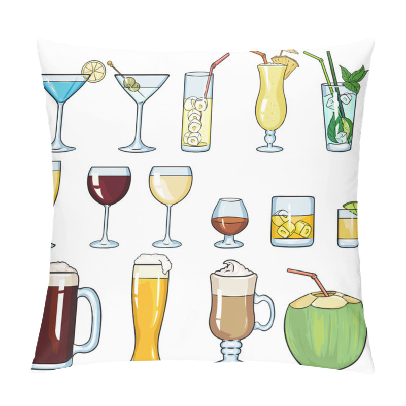 Personality  Cocktails And Alcohol Drinks Pillow Covers