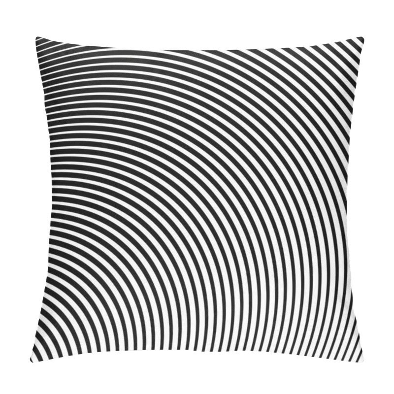 Personality  Texture With Concentric Circles  Pillow Covers