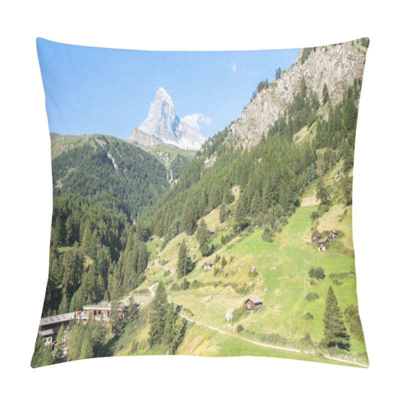 Personality  Alpine Landscape Mit Famous Matterhorn Peak, Zermatt,  Switzerland Pillow Covers