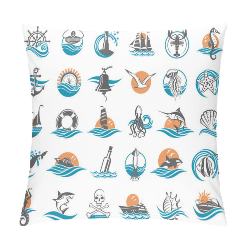 Personality  Nautical Elements Collection  Pillow Covers