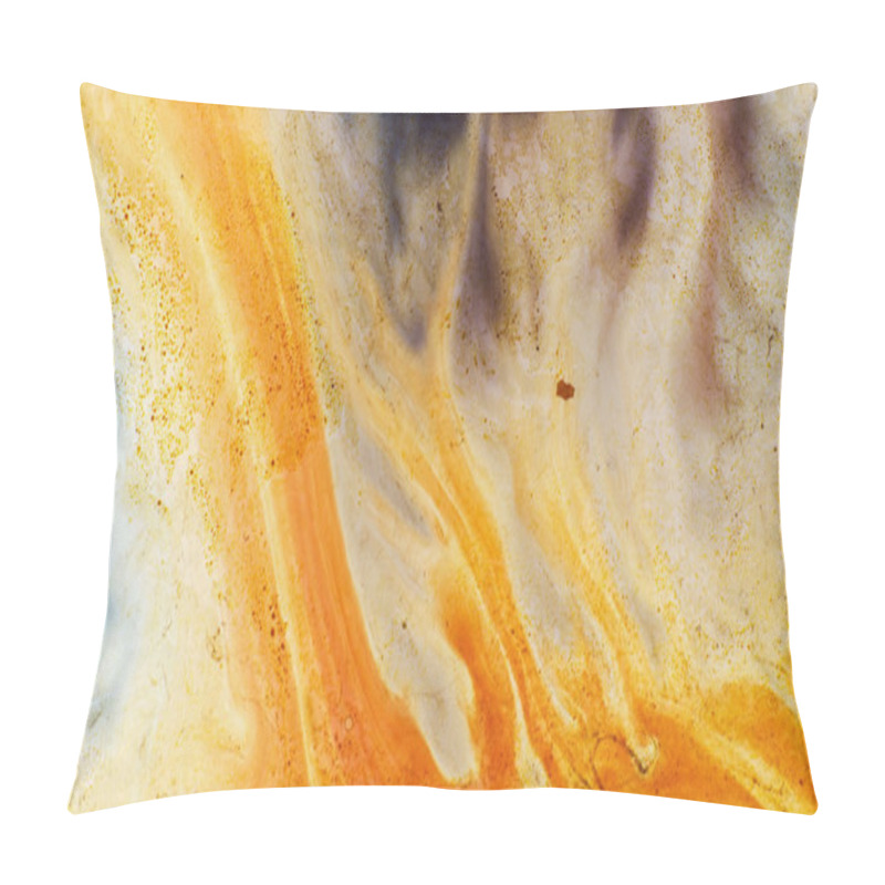 Personality  Curlicue Of Paints Pillow Covers