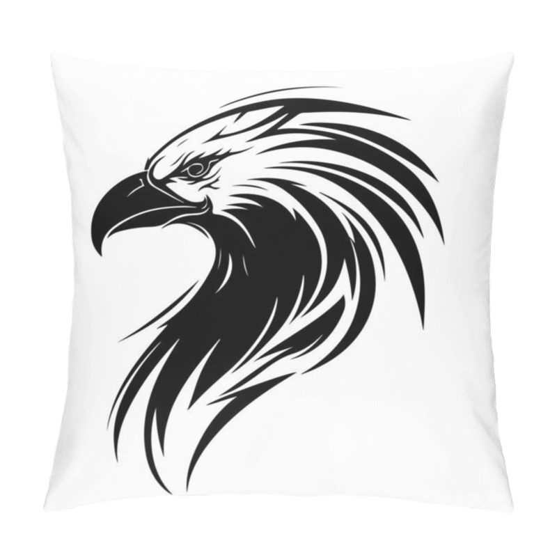 Personality   Eagle Vector Logo Template. Illustration Of Eagle. Vector Pillow Covers