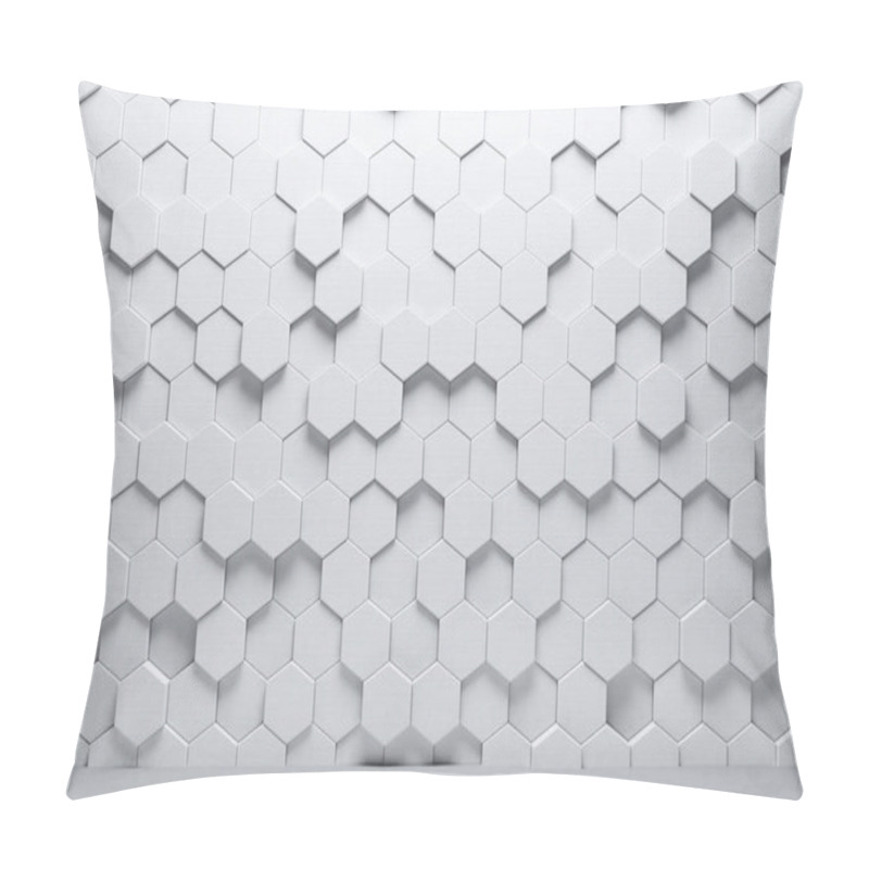 Personality  Hexagonal Abstract Background, Grunge Surface, 3d Rendering Pillow Covers