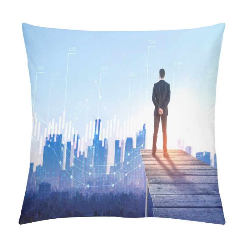 Personality  Futuristic Innovation And Forex Concept Pillow Covers