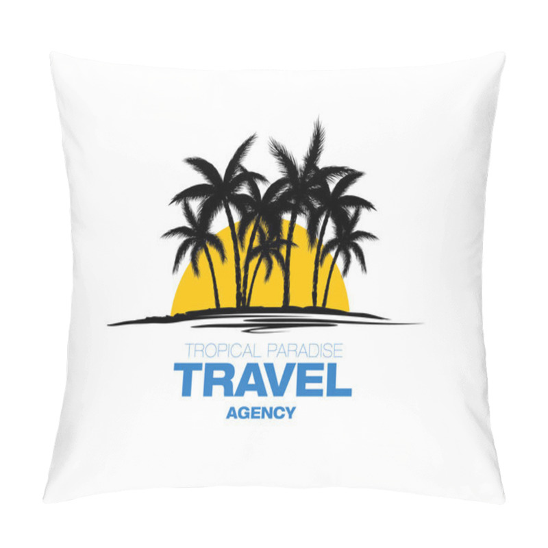 Personality  Travel Agency Logo Pillow Covers