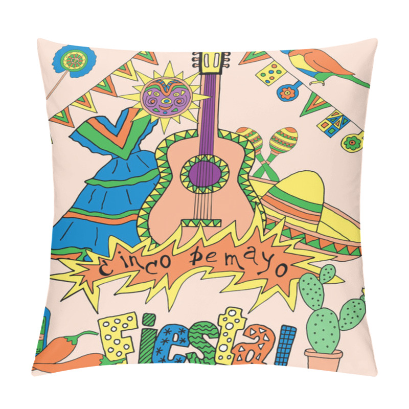 Personality  Fiesta Elements Pillow Covers