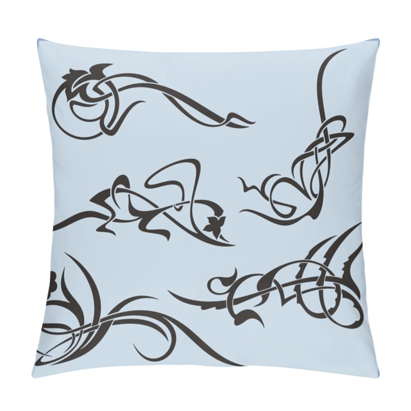 Personality  Exquisite Scroll Ornamental Designs Pillow Covers