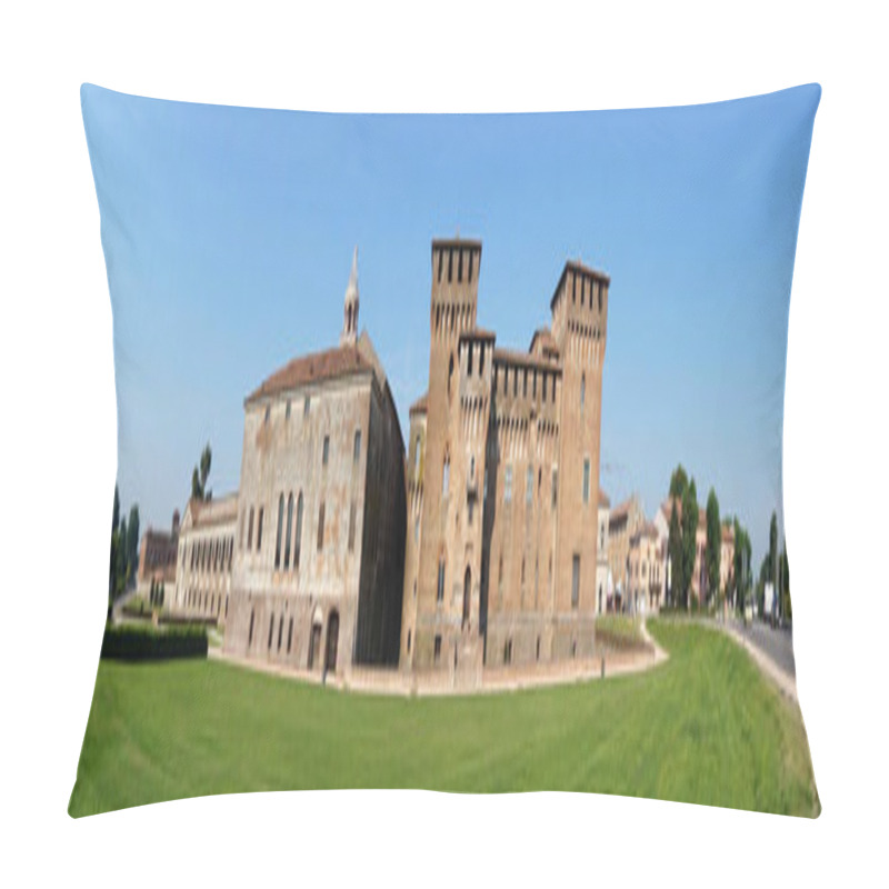 Personality  Panoramic View Of The Medieval St George Castle In Mantua (Mantova), Italy Pillow Covers