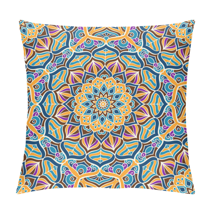 Personality  Ethnic Floral Seamless Pattern Pillow Covers