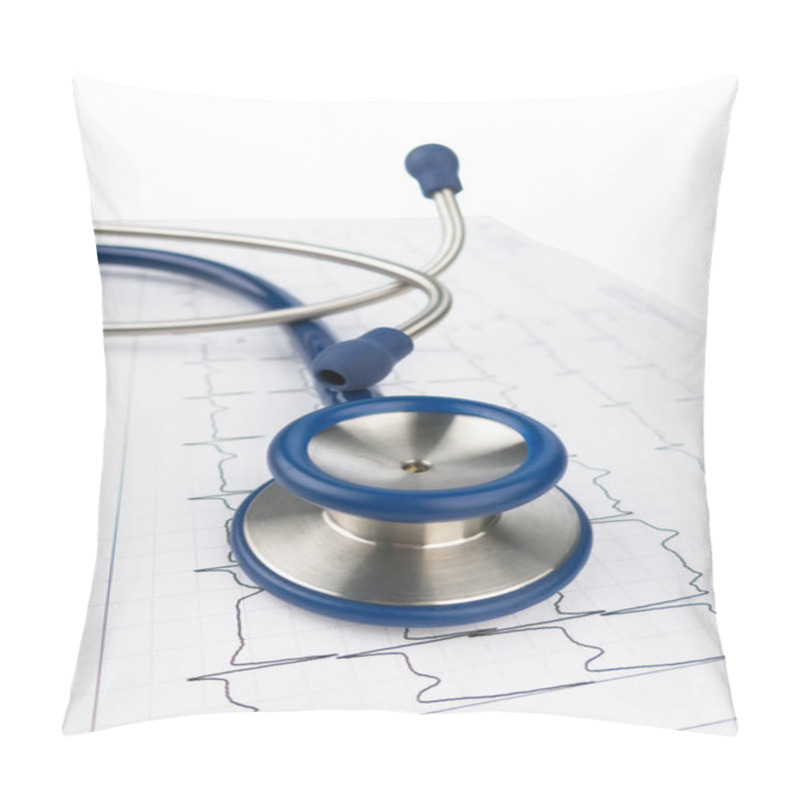 Personality  Stethoscope And Electrocardiogram, Pillow Covers