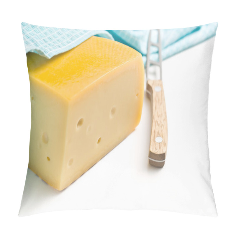 Personality  Edam Cheese And Knife Pillow Covers