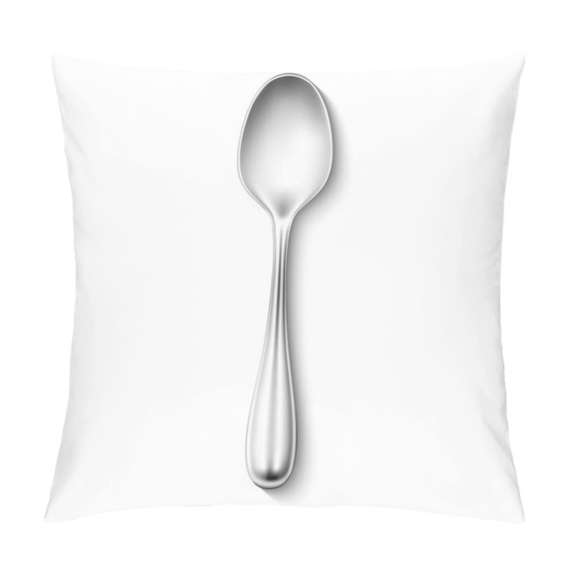 Personality  Realistic Vector Spoon Mockup Isolated Pillow Covers