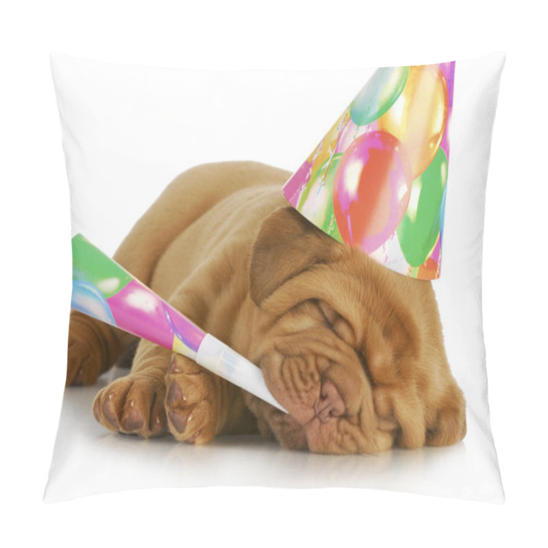 Personality  Birthday Puppy Pillow Covers