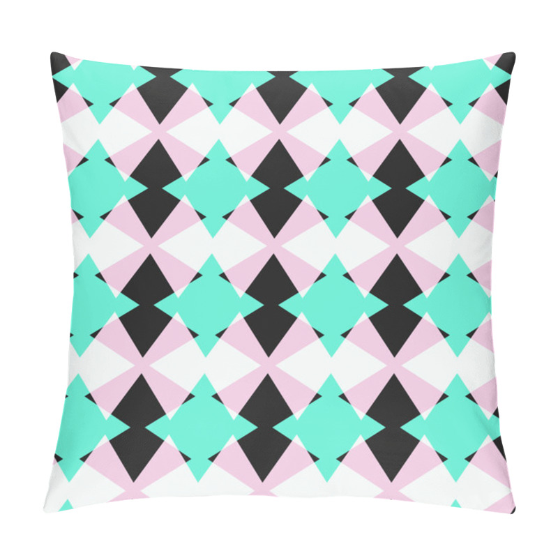 Personality  Geometric Pattern With Rhombus Pillow Covers