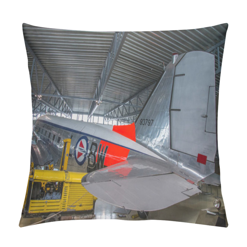 Personality  Douglas C-47a Dakota In Museum Pillow Covers