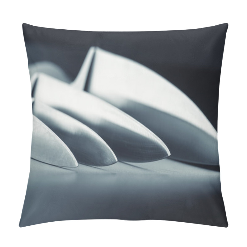 Personality  Four Silver Knives Pillow Covers