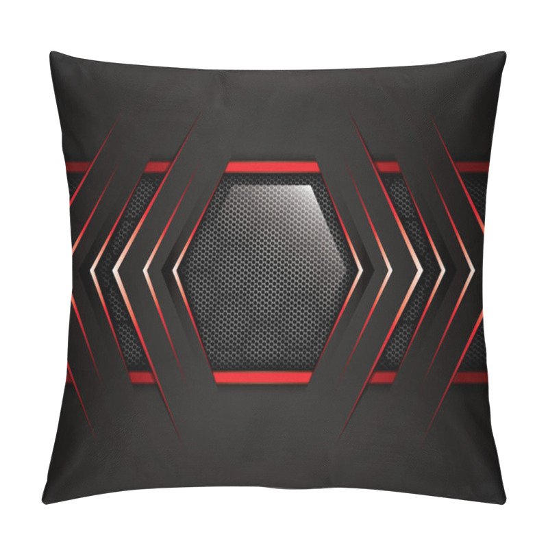 Personality  Red Abstract Background Pillow Covers