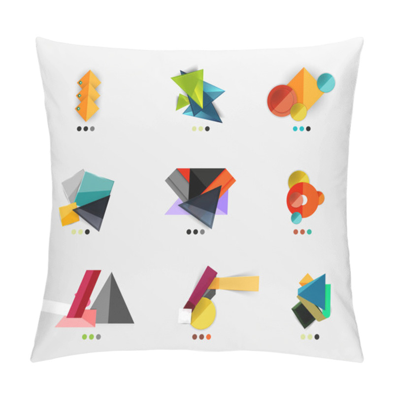 Personality  Blank Geometric Layouts Pillow Covers