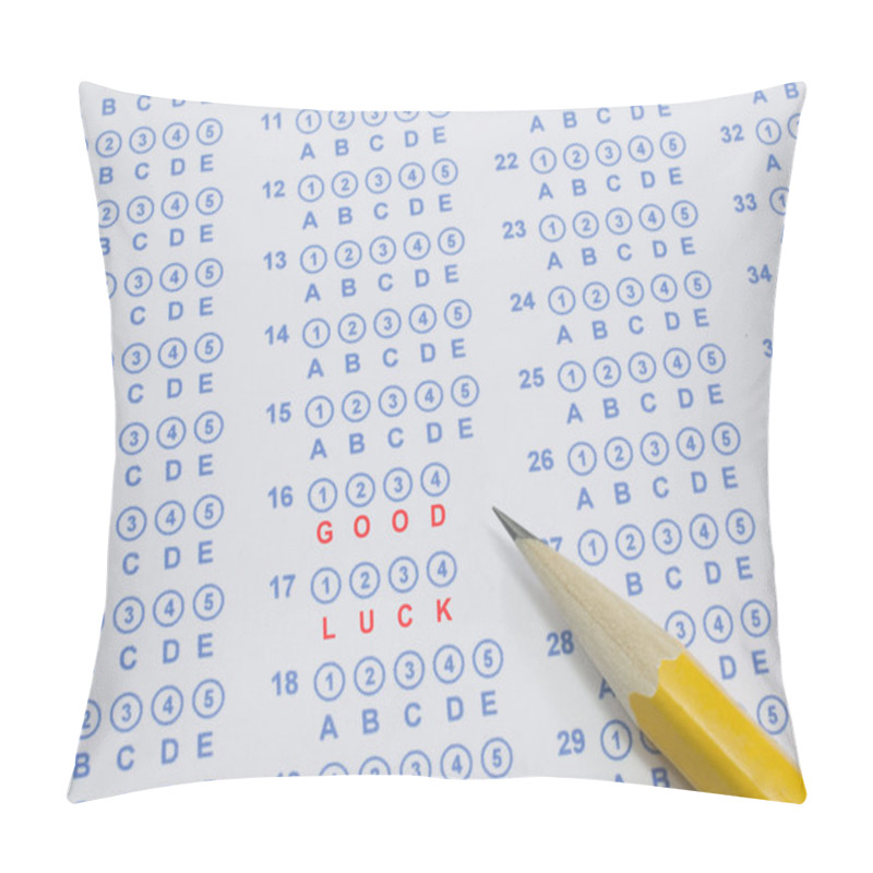 Personality  Good Luck Bubble Test Pillow Covers