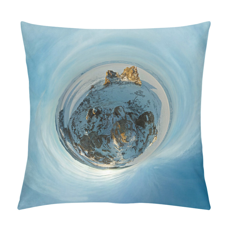 Personality  Dawn On The Rock Shamanka. Olkhon, Lake Baikal Pillow Covers