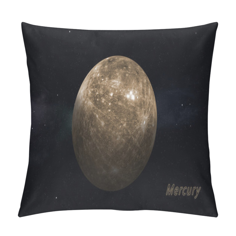 Personality  Solar Sysytem Planet Mercury Pillow Covers