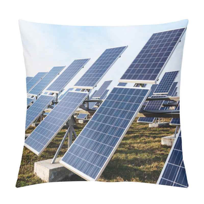 Personality  Solar Batteries Field Pillow Covers