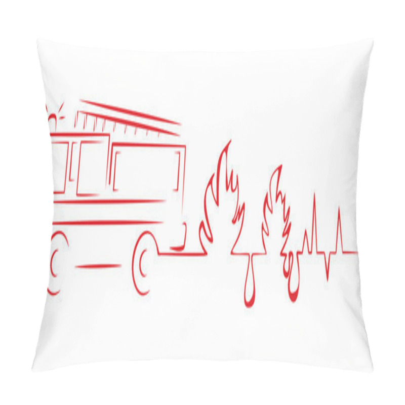 Personality  Fire Prevention Pillow Covers