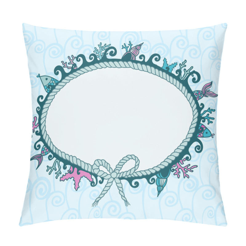 Personality  Frame In Maritime Style Pillow Covers