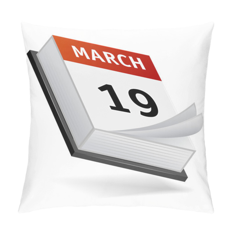 Personality  Realistic Month Calendar Pillow Covers