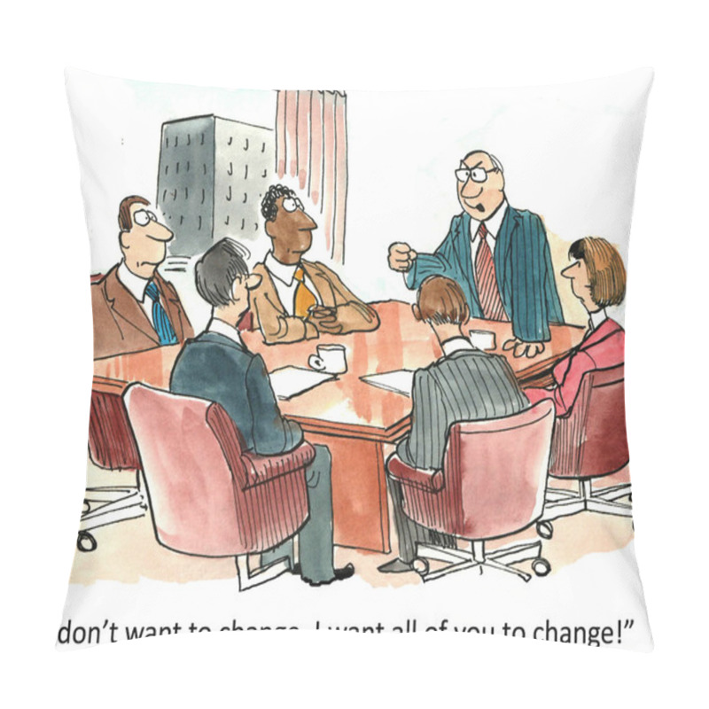 Personality  Boss Needs To Change From Employees Pillow Covers