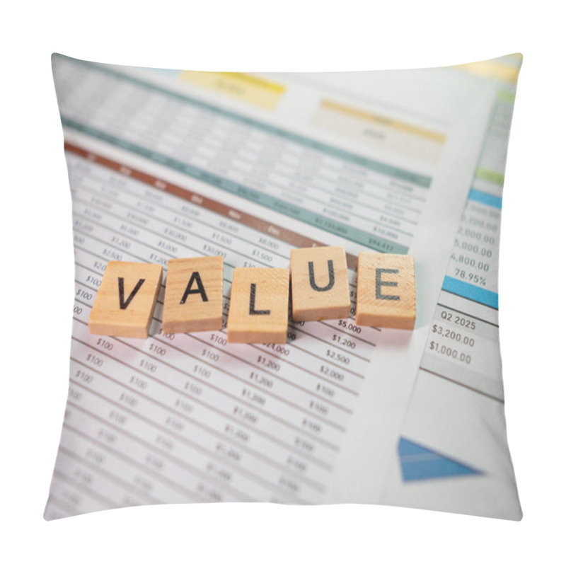 Personality  Business Value Assessment Analyzing Financial Data For Strategic Growth Opportunities Pillow Covers