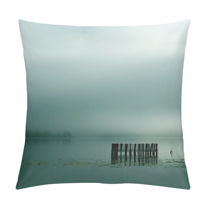 Personality  Fog On Lake Pillow Covers