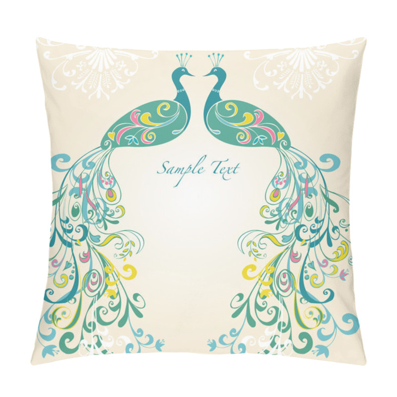 Personality  Decorative Peacocks Pillow Covers