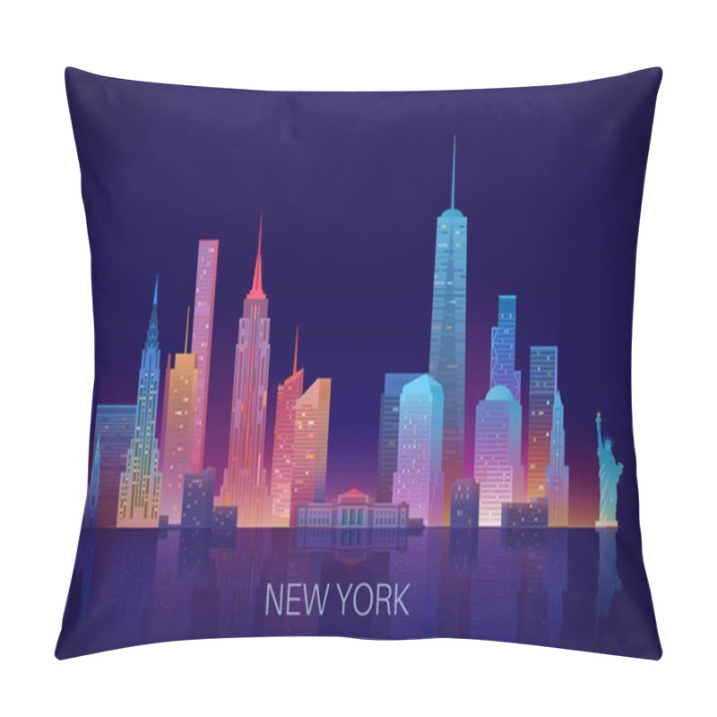 Personality  New York Skyline Pillow Covers