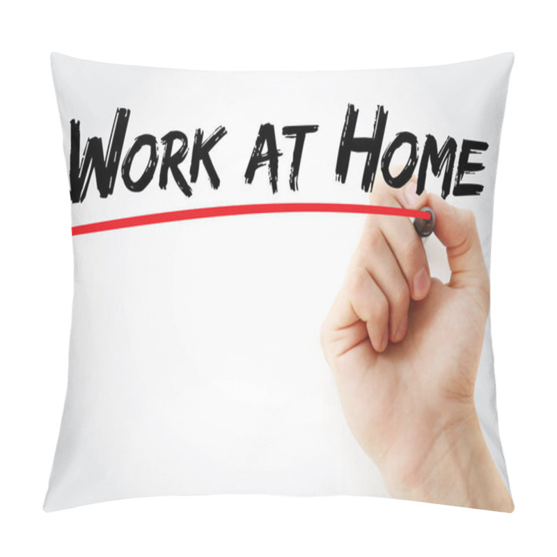 Personality  Hand Writing Work At Home With Marker Pillow Covers