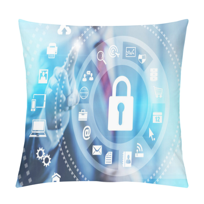 Personality  Internet Security Concept Pillow Covers