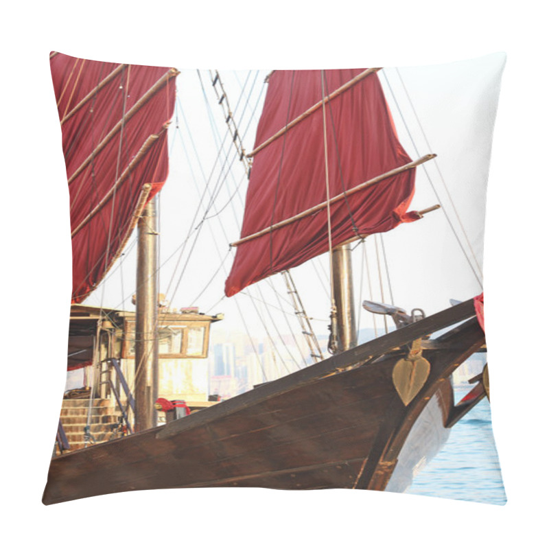 Personality  Junk Boat Pillow Covers