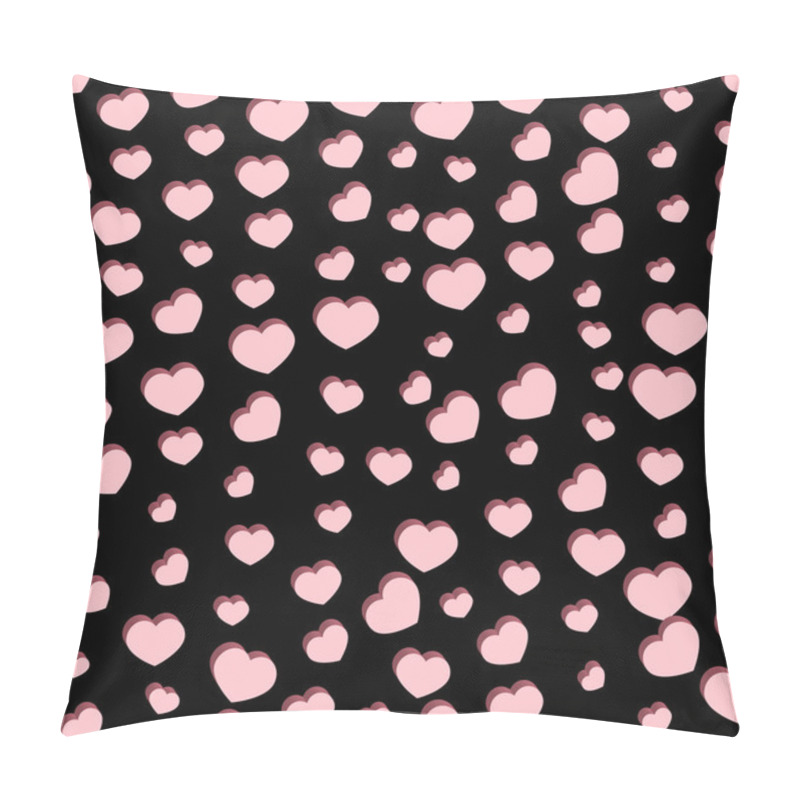 Personality  Seamless Stylish Valentines Day Pattern With Hearts. Pillow Covers