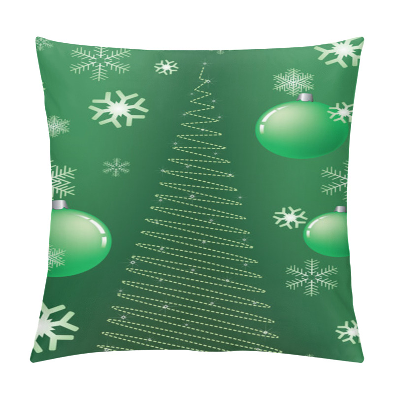 Personality  Vector Christmas Background. Pillow Covers