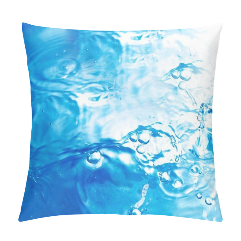 Personality  Blue Water Background Pillow Covers