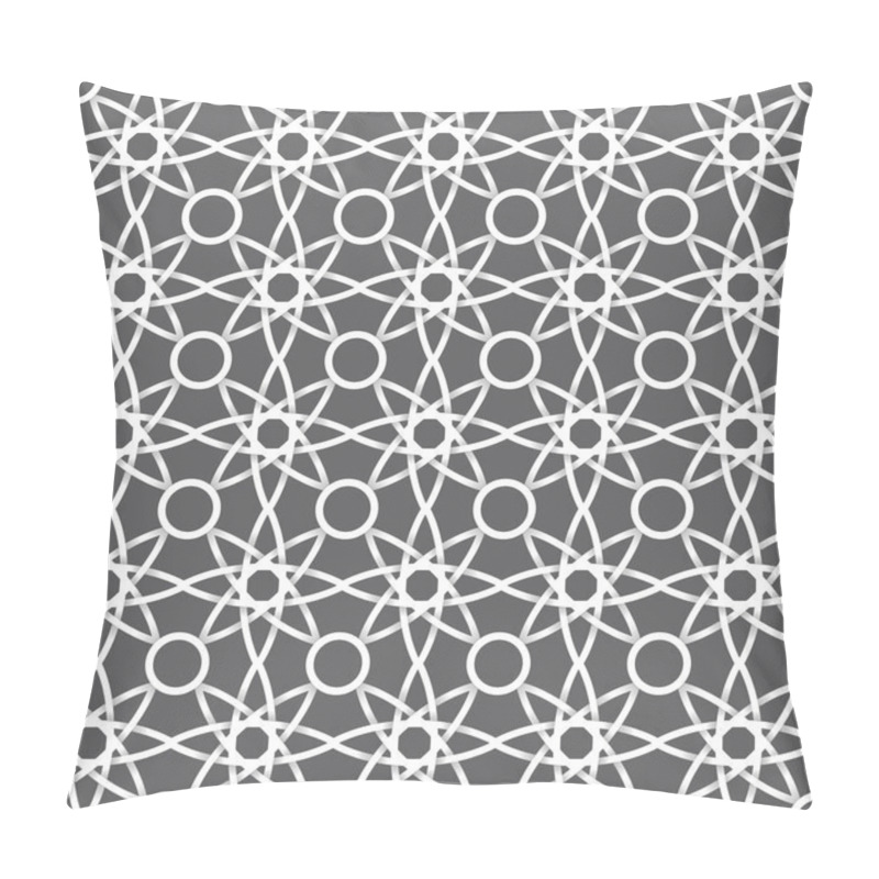 Personality  Vector Illustration Of Background With Seamless Pattern In Islamic Style Pillow Covers